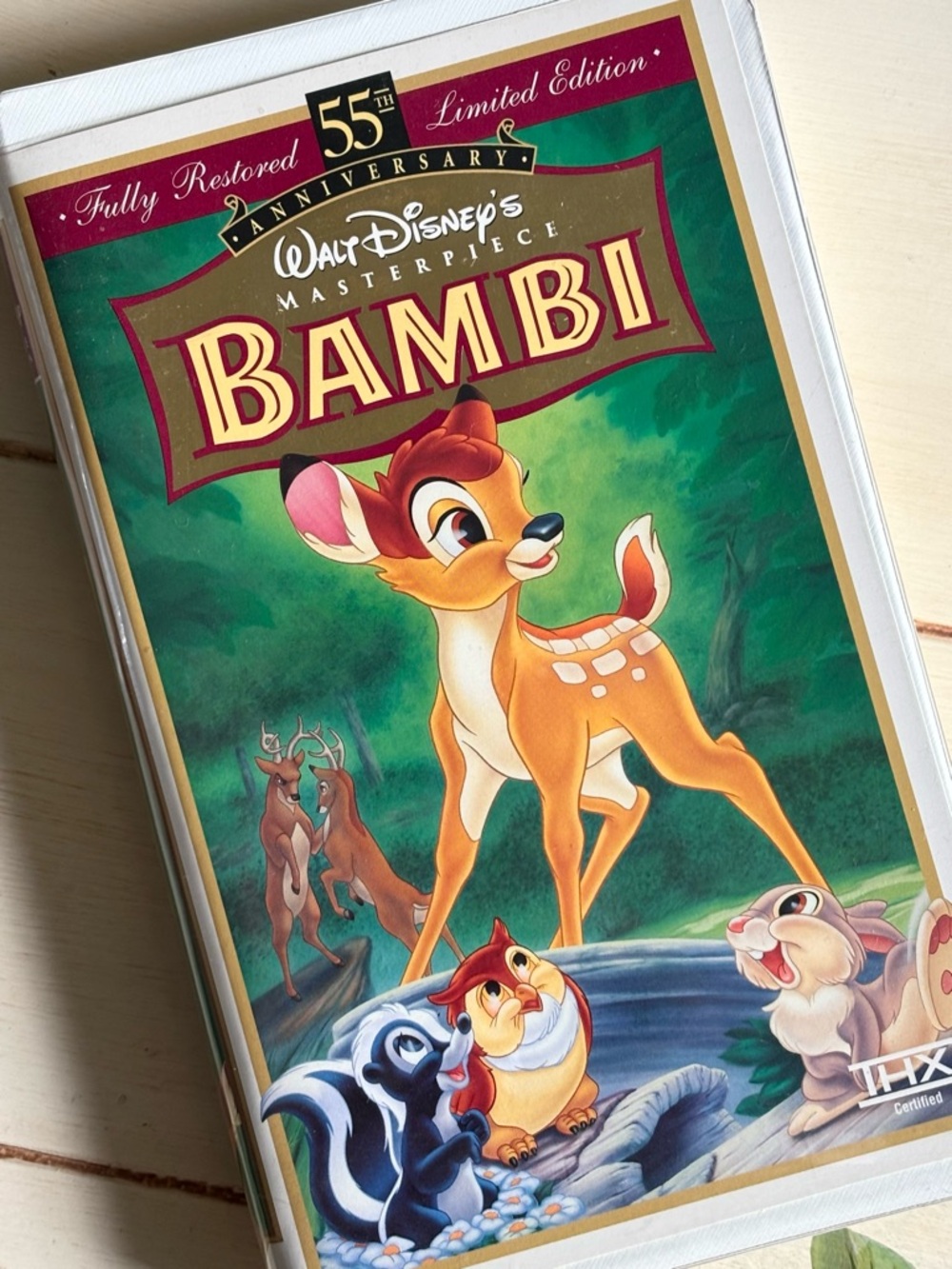 Walt Disney’s Bambi 55th Anniversary VHS - Classic movie for the entire family